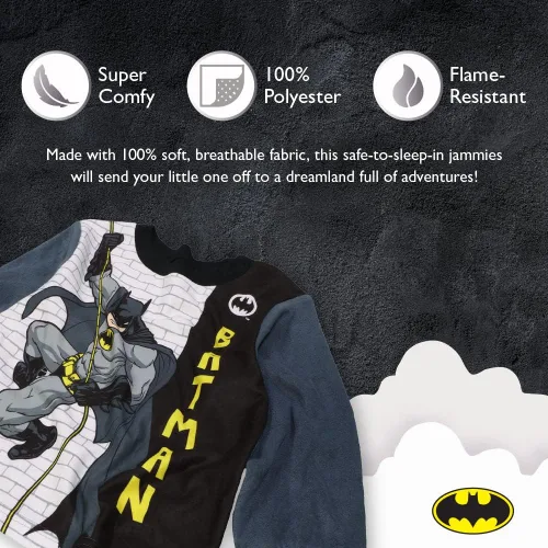 Miniatura 3 de DC Comics Boys Batman Pajama Set