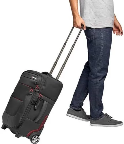 Miniatura 8 de Manfrotto Reloader Air-55 Pro Light Camera Roller Bag para videocámaras, DSLR, cámaras reflejas profesionales, capacidad para hasta 2 cuerpos