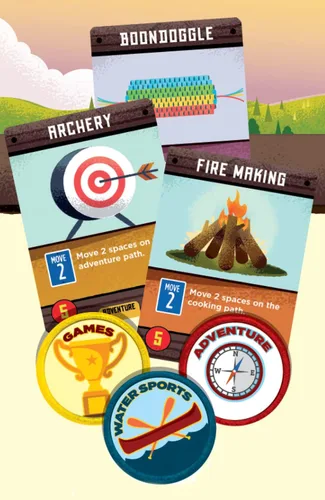 Miniatura 4 de Buffalo Games Juego de cartas de construcción de mazos de campamento de verano, 2 a 4 jugadores, a partir de 10 años, 30 a 45 minutos