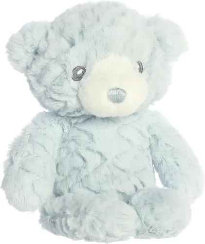 Miniatura 2 de Aurora Snuggly Huggy Bear - Animal de peluche para bebé, compañero reconfortante, juego imaginativo, color azul, 7 pulgadas