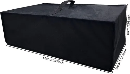 Miniatura 2 de Wanty Funda protectora para impresora de tela de nailon antiestático a prueba de polvo antiestático negro para Perfection V700 / V750 / Epson