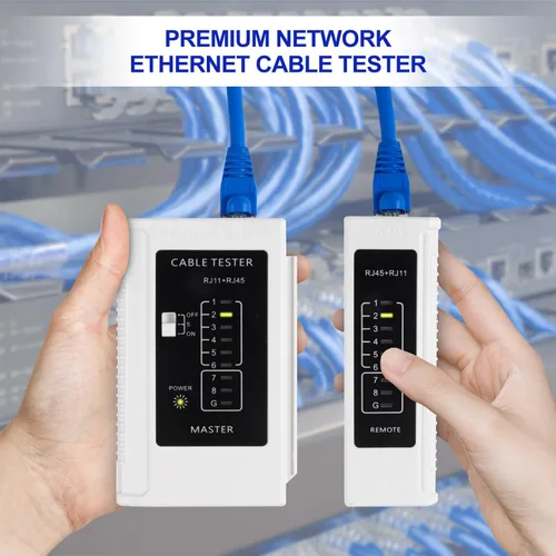 Miniatura 6 de Kit de herramientas de crimpado RJ45, crimpadora Ethernet de paso, kit de herramientas de crimpado Ethernet profesional, herramienta de crimpado