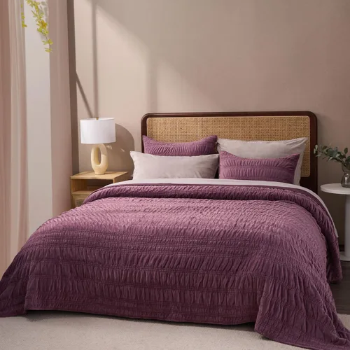 Miniatura 15 de EVERGRACE Edredón de Terciopelo Tamaño Queen, Juego de Ropa de Cama de Terciopelo de Lujo, Juegos de Edredón Ultra Suaves Fruncidos, Edredón Ligero