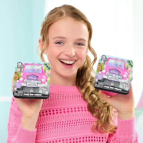 Miniatura 6 de Disney Doorables Let's Go Series 2 - Paquete de 2 figuras y vehículos, los estilos pueden variar, juguetes para niños con licencia
