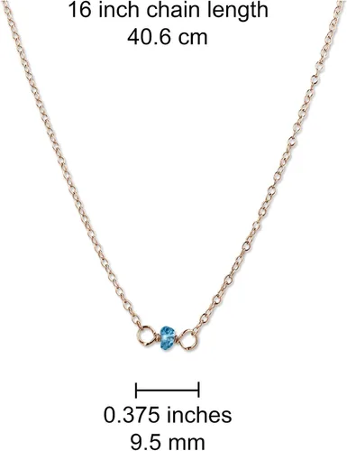 Miniatura 106 de Gargantilla de piedra natal – Regalo de cumpleaños, regalo para niña, mujer, amiga, hija, esposa, mamá, ella, joyas de piedras preciosas para uso