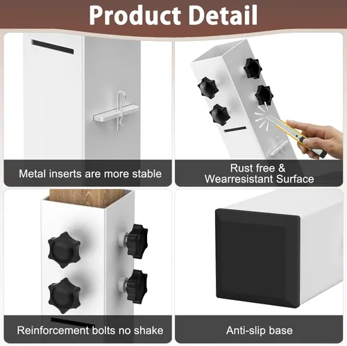 Miniatura 7 de 4 elevadores de cama de acero al carbono de 3.15 pulgadas de diámetro, elevador de cama de metal alto para dormitorio universitario, marco de cama