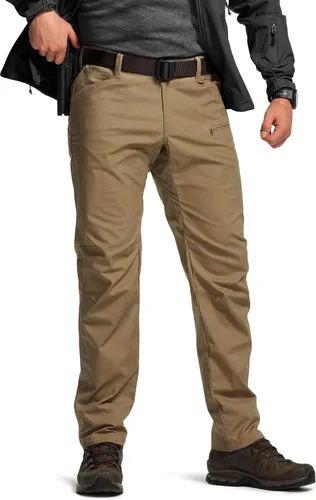 Miniatura 164 de CQR – Pantalones tácticos elásticos tipo cargo para hombre, resistentes al agua, de tela ripstop (antidesgarros), ligeros, ideales para uso diario
