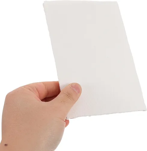 Miniatura 4 de DOITOOL 20 Sheets Handmade Cotton Watercolor Paper with Rough Deckled Edge, Textured White Art Paper for Painting, Crafts, Invitations, and Artistic