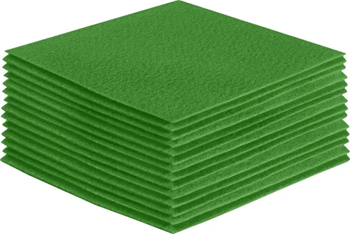 Miniatura 25 de FabricLA Hojas de fieltro acrílico para manualidades, cuadrados de fieltro precortados suaves de 4 x 4 pulgadas (3.9 in x 3.9 in), utiliza hojas