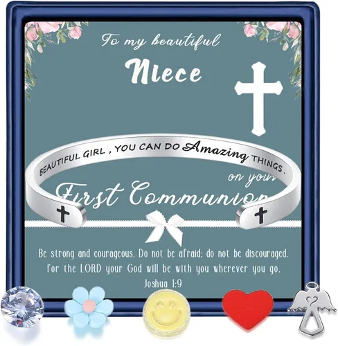 Miniatura 8 de Pulseras grabadas personalizadas para niñas y mujeres, regalos de joyería para hija, nieta, esposa, mamá, hermana cristiana, amigas, compañeras