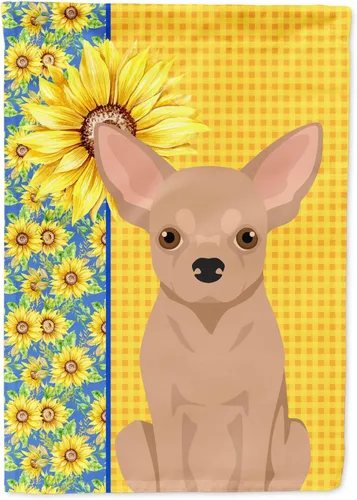 Miniatura 56 de Caroline's Treasures WDK5331CHF - Bandera de verano con diseño de girasoles rojos y blancos, manga grande, para porche, para colgar en la pared