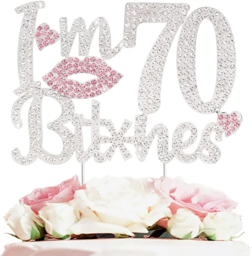 Miniatura 34 de ¡Soy el topper de pastel de cumpleaños número 15 divertido en oro y rosa con strass - ¡Feliz cumpleaños número 15, saludos a los quince años!