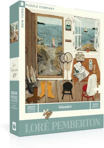 Miniatura 7 de New York Puzzle Company - Loré Pemberton At Brambly Hedge - Rompecabezas de 500 piezas para adultos por Loré Pemberton