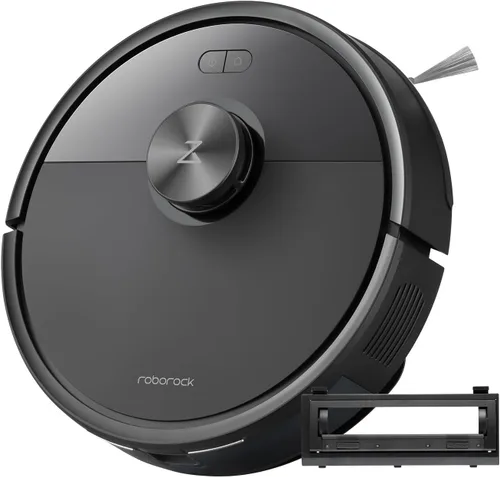 roborock Q7 M5 Robot Aspirador y Trapeador Cubierta de Cepillo Principal de Goma Negra Gris Oscuro