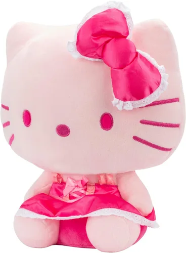 Miniatura 2 de Hello Kitty and Friends - Hello Kitty - Peluche monocromático rosa de 12 pulgadas Hello Kitty Rosa