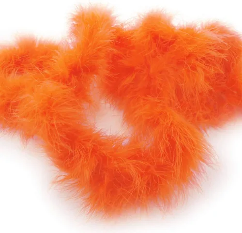 Miniatura 4 de HairBow Center LLC Boa de plumas de marabú flaco - 2 yardas - Negro