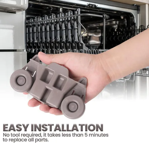Miniatura 4 de W10195416 - Pieza de repuesto mejorada para rueda inferior de lavavajillas, ideal para GE/Whirlpool/Kenmore - AP5983730, W10195416V, W10105417