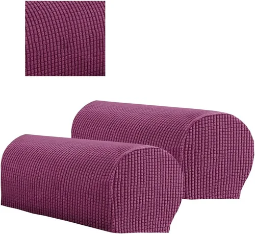 Miniatura 14 de 2 fundas de poliéster para reposabrazos de sofá, funda para sillón, fundas antipolvo, protector de muebles suave y cómodo para sofá, silla reclinable
