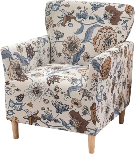 Miniatura 62 de Fundas de jacquard para sillón de banquete, fundas suaves para sillón, fundas elásticas de 1 pieza para sala de estar, funda antideslizante