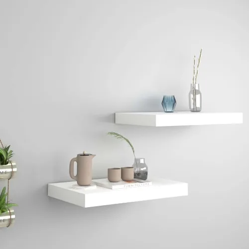 Miniatura 116 de Estantes flotantes de pared, juego de 4 estantes decorativos para montar en la pared, estante colgante con soportes invisibles para decoración
