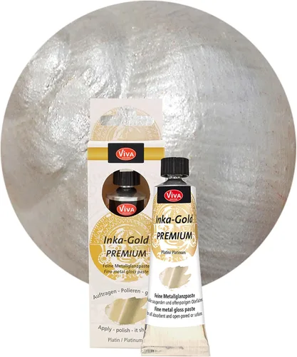 Miniatura 12 de Viva Decor® Inka Gold Premium Set (oro, oro rosa, oro viejo, 3 x 1,41 oz) pintura acrílica metálica - juego de pintura artesanal - pinturas