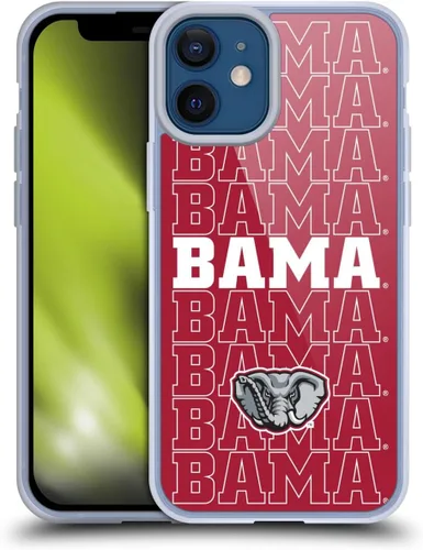 Miniatura 405 de Head Case Designs Funda de gel suave con licencia oficial de la Universidad de Alabama UA Collage compatible con Apple iPhone 13 Pro Max
