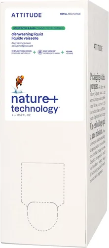 Miniatura 23 de ATTITUDE Jabón para Platos, Verificado por EWG, Líquido para Lavar Platos a Base de Plantas y Vegano, De Origen Natural, Aroma a Ralladura