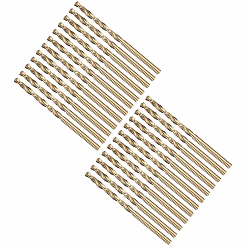 Miniatura 9 de Broca, diámetro de corte de 7/16 pulgadas (0.437 in), 4241 brocas HSS negro y dorado, ángulo de corte de 118° versátil