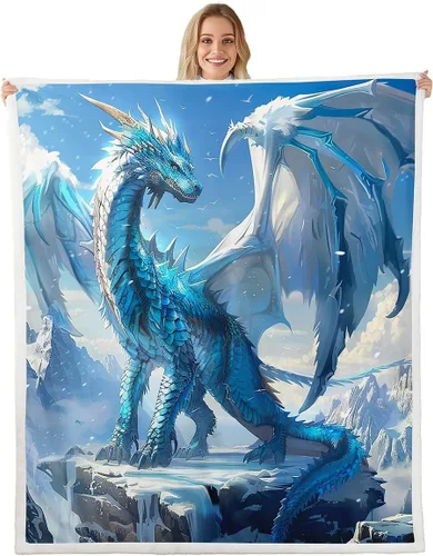 Miniatura 14 de Manfei Fish Throw Blanket Blue Camouflage American Flag Bed Blanket for Kids Boys Girls Room Decor, Fishing Theme Blanket for Couch Sofa, Soft and