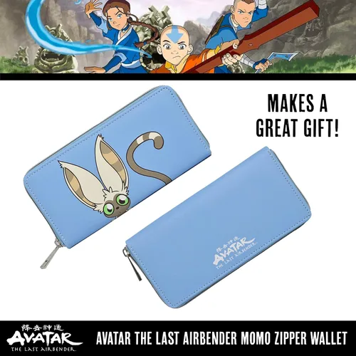 Miniatura 6 de Concept One Avatar The Last Airbender Momo Peek-A-Boo - Cartera con cremallera color azul