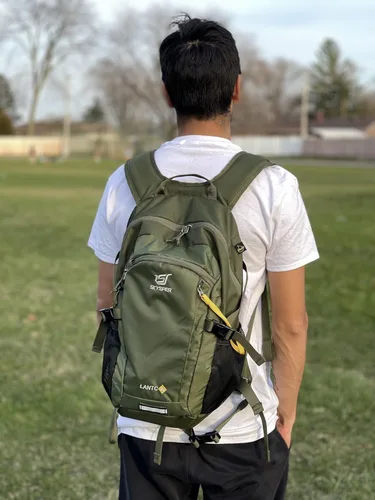 Miniatura 8 de SKYSPER Mochila pequeña de senderismo, 20L, mochilas de viaje ligeras para senderismo y día a día para mujeres y hombres