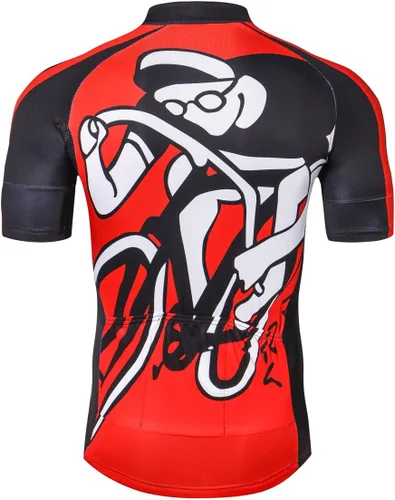 Miniatura 58 de Nuevo Pro cremallera completa hombres ciclismo Jersey manga corta Riding Shirt USA