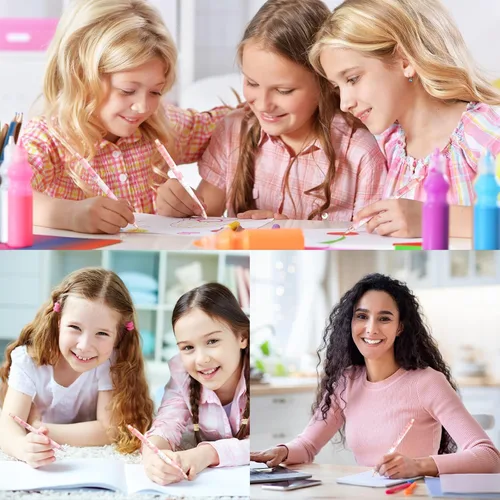 Miniatura 5 de 180 bolígrafos kawaii a granel, lindos bolígrafos kawaii, suministros de papelería, tinta de gel de Navidad, regalos de regreso a clases, tinta