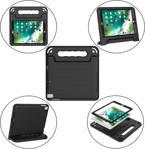 Miniatura 7 de AVAWO funda para iPad 9.7" 2017, para niños., Negro