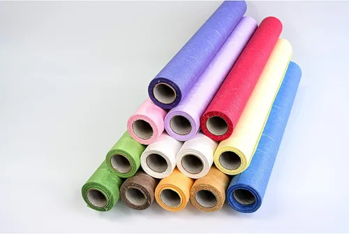 Miniatura 5 de Papel de morera coreano HanJi con textura de fibra natural, envoltura de regalo, papel tapiz decorativo UnYong-Ji rollo marrón 21.3 in x 65.6 ft