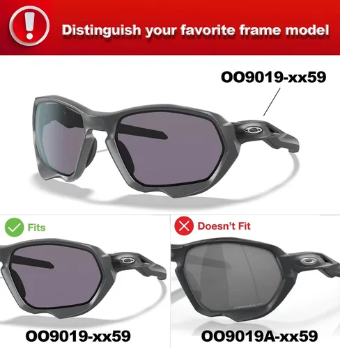 Miniatura 3 de Prizo ORL Lentes Polarizadas Reemplazo Para Gafas De Sol Oakley Plazma OO9019 - Multicolor