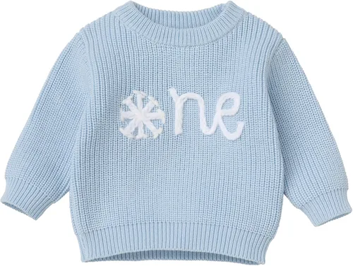 Miniatura 6 de Suéter de primer cumpleaños para bebés y niñas de un año de edad, sesión de fotos, otoño e invierno