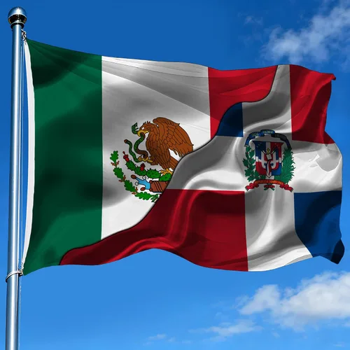 Miniatura 14 de Banderas de México, Mexicano y El Salvador de El Salvador, de 2 x 3 pies, impresas a doble cara con 2 ojales de latón, bandera decorativa