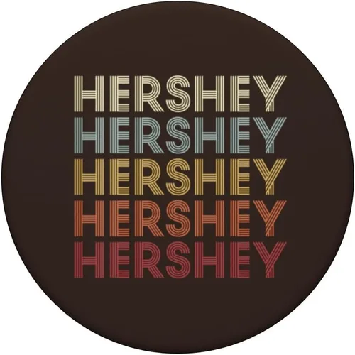 Miniatura 3 de Hershey Pennsylvania Hershey PA Retro PopSockets de texto vintage intercambiable PopGrip