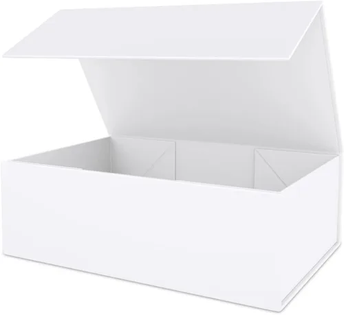 Miniatura 23 de Caja de regalo rosa de 10" x 6" x 3" con tapa de cierre magnético, caja de regalo para regalos, cajas de regalo de dama de honor, caja bonita, caja