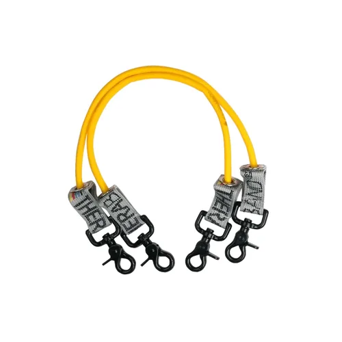 Miniatura 9 de Banda de bienestar profesional TheraBand con tubos resistentes de látex y conectores, 18 pulgadas, 2 Rojo - Medio - Nivel 3