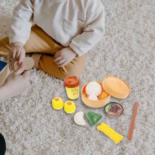 Miniatura 2 de 26pcs Dim Sum Toy Steamer Buns Chinese Breakfast Toy Kids Pretend Play Kitchen para niños y niñas