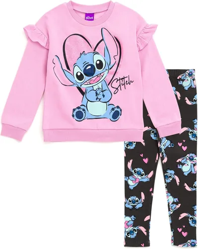 Miniatura 7 de Disney Conjunto de sudadera y leggings florales para niños pequeños (12 meses - 14-16)
