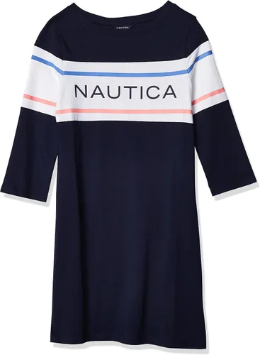 Nautica Vestido de punto de manga larga para niña