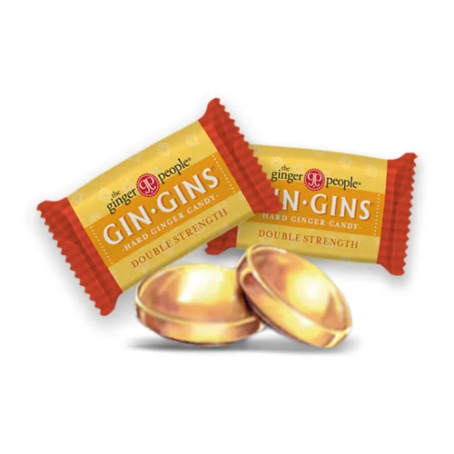 Miniatura 5 de GIN GINS - Caramelo duro de jengibre de doble fuerza – Caramelo 100% natural de The Ginger People – Golosinas saludables envueltas individualmente