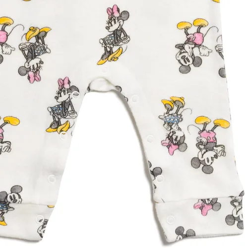 Miniatura 6 de Disney Mickey Mouse Minnie Mouse - Overol para bebé y niña con broche para dormir y jugar recién nacido a bebé