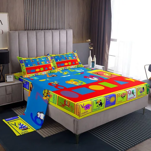 Miniatura 14 de jejeloiu Capybaras - Juego de sábanas de tamaño individual para amantes de los animales, para niños y niñas, lindas sábanas decorativas de Capybara