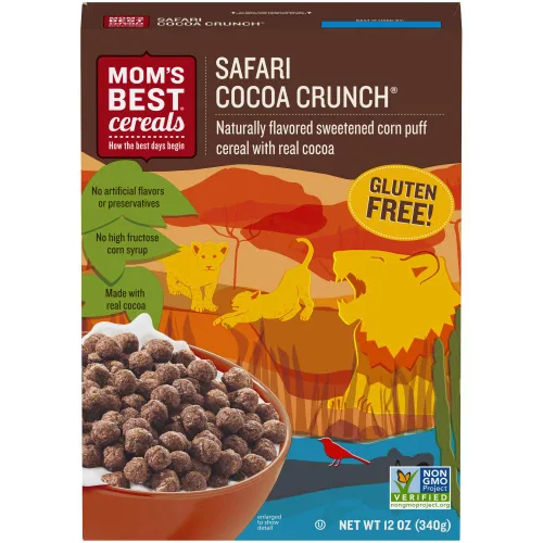 Miniatura 11 de Mom's Best Cereal con sabor a trigo tostado, sin jarabe de maíz de alta fructosa, caja de 23 onzas (paquete de 12)