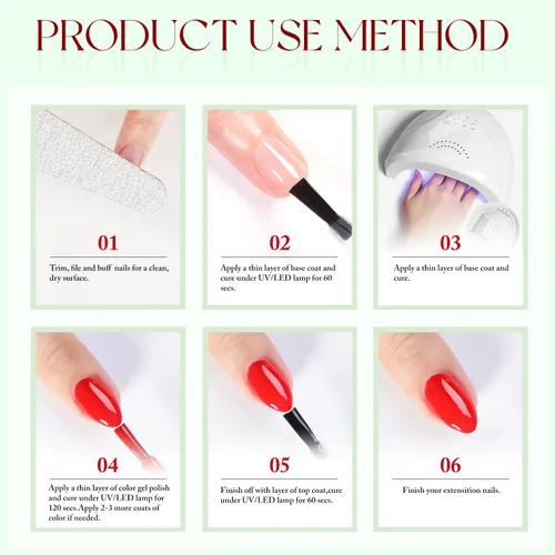 Miniatura 10 de Double Rhythm 15ml de esmalte de uñas en gel, color puro, mismo color, misma botella, esmalte de uñas de remoción para arte de manicura en salón