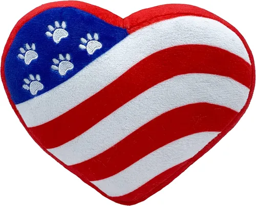 Miniatura 10 de Huxley & Kent para perros Fro-Yo Pawtriot Cono (pequeño) Juguete divertido para perros Juguete de felpa para perros con chirriante Regalo